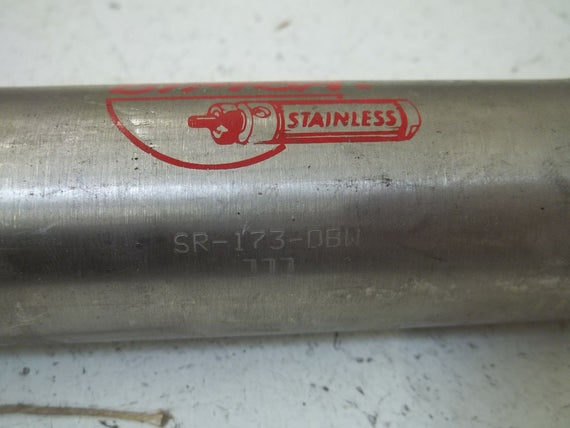 BIMBA SR-173-DBW PNEUMATIC CYLINDER *USED*