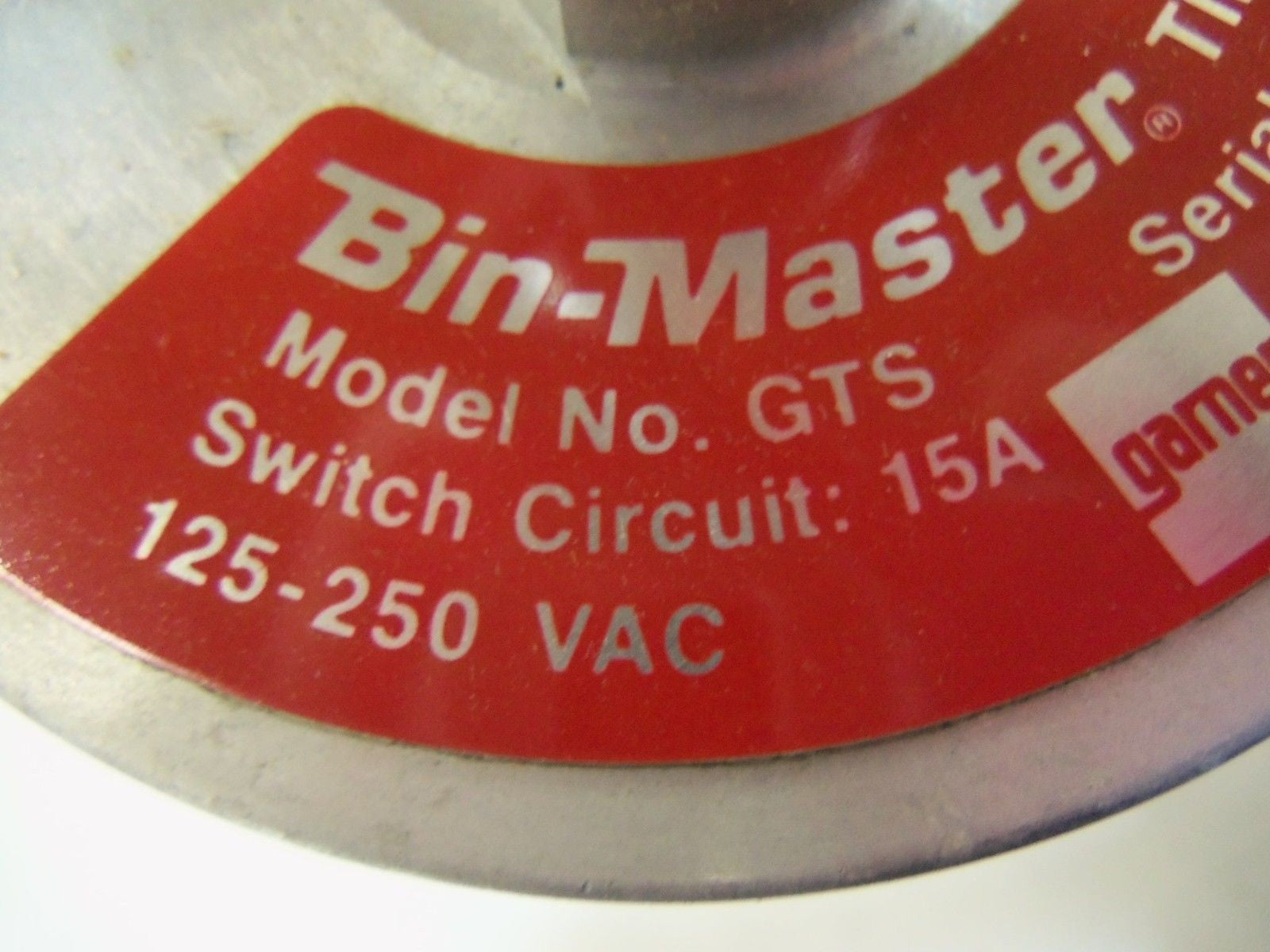 BIN-MASTER TILT SWITCH GTS *USED*