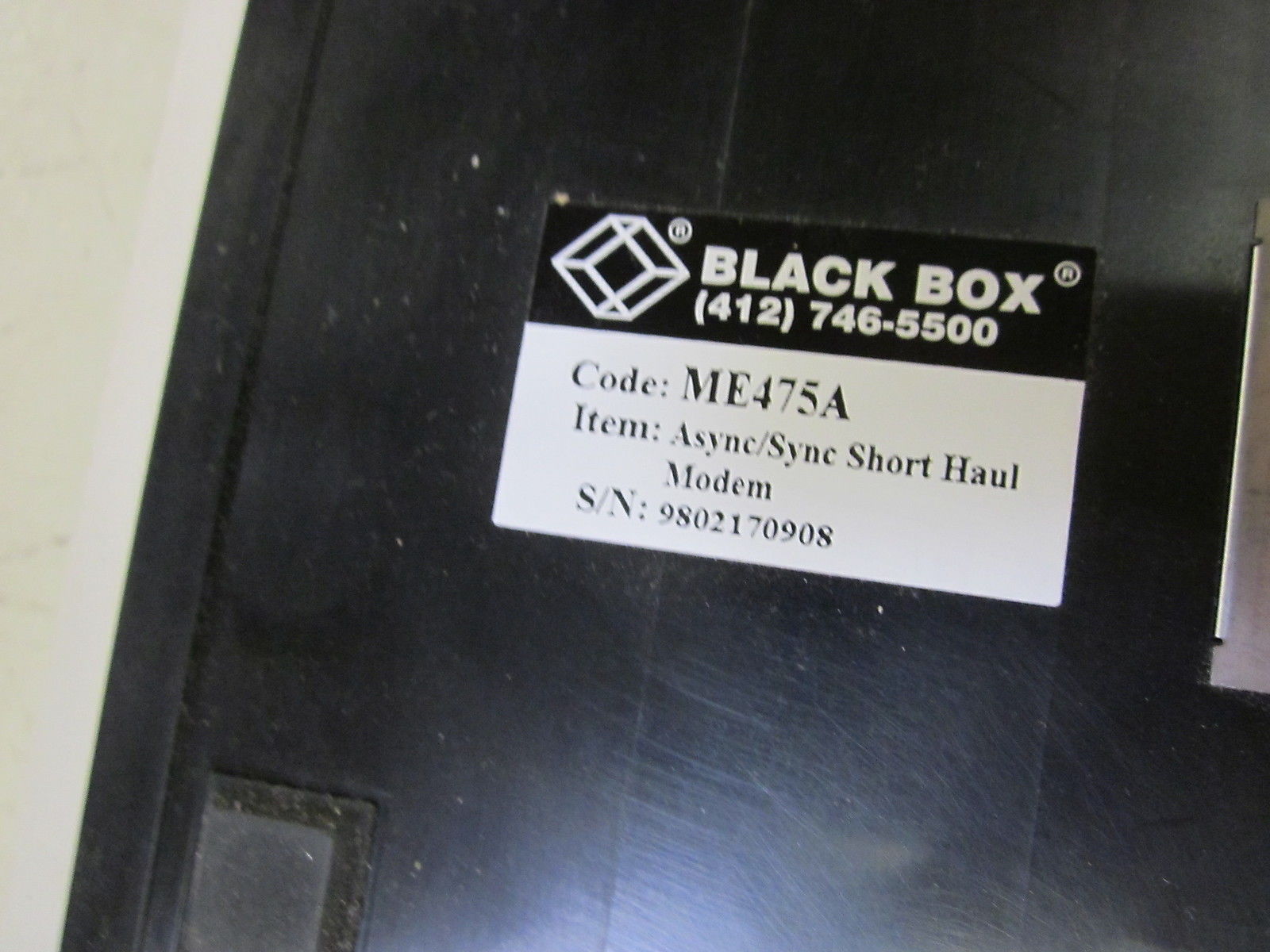 BLACK BOX ASYNC/SYNC ME475A SHORT HAULMODEM  *NEW IN BOX*