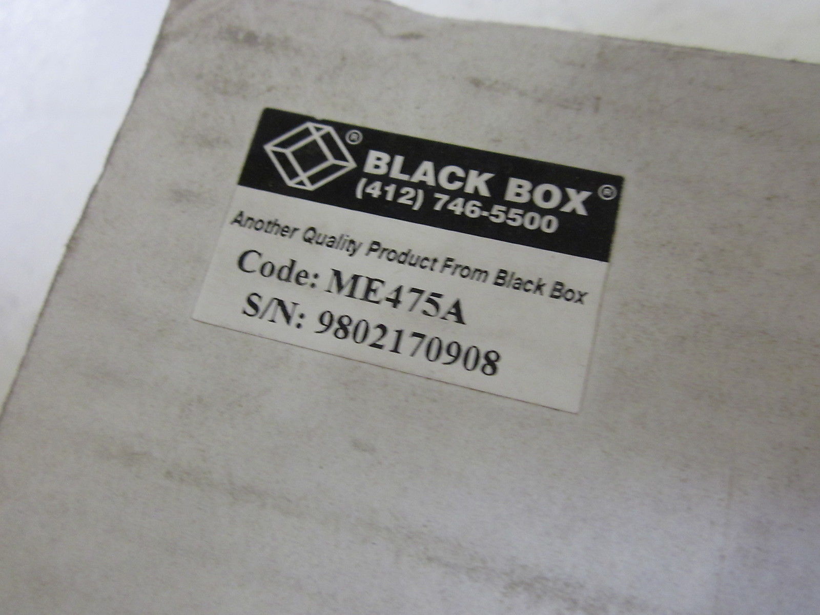 BLACK BOX ASYNC/SYNC ME475A SHORT HAULMODEM  *NEW IN BOX*
