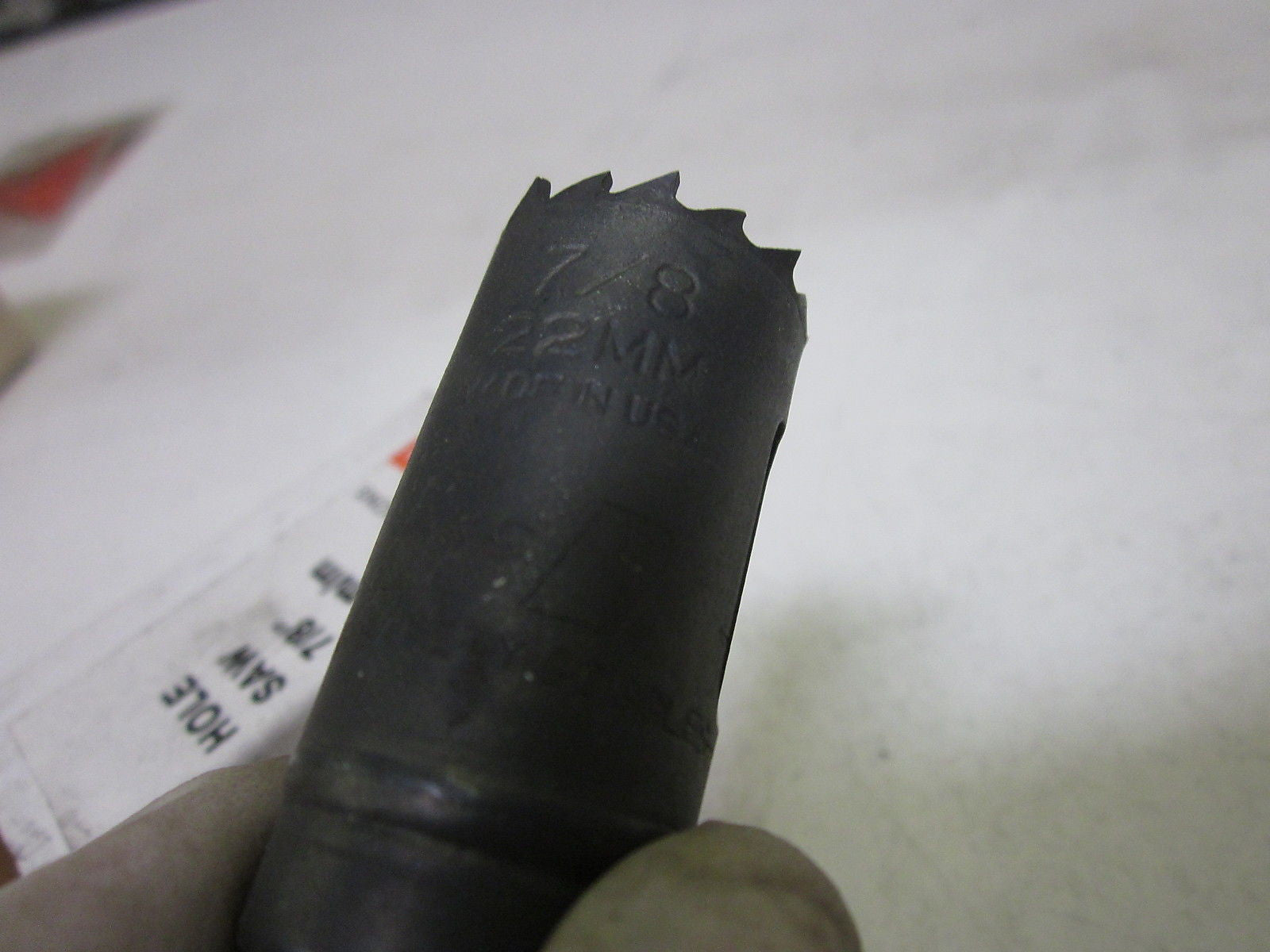 BLACK&DECKER 21825 7/8 22MM HOLE SAW *NEW IN BOX*
