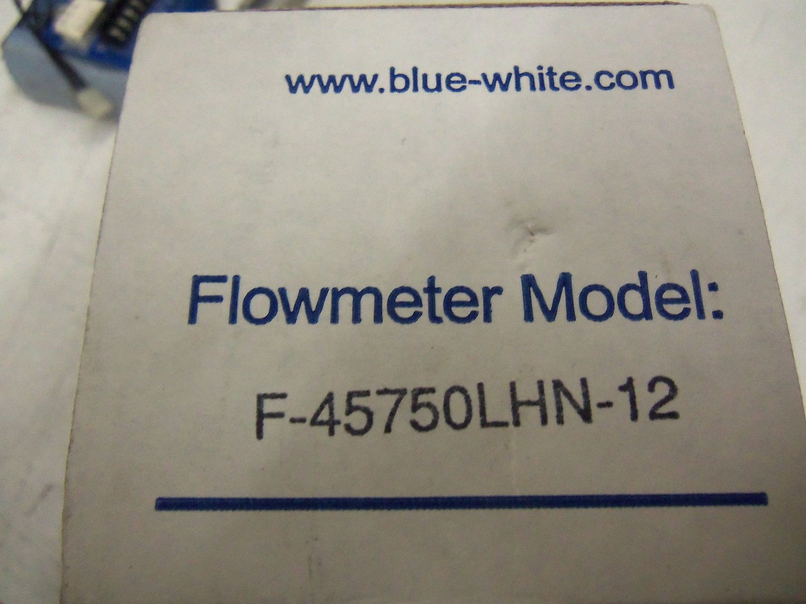 BLUE-WHITE F-45750LHN-12 *NEW IN BOX*