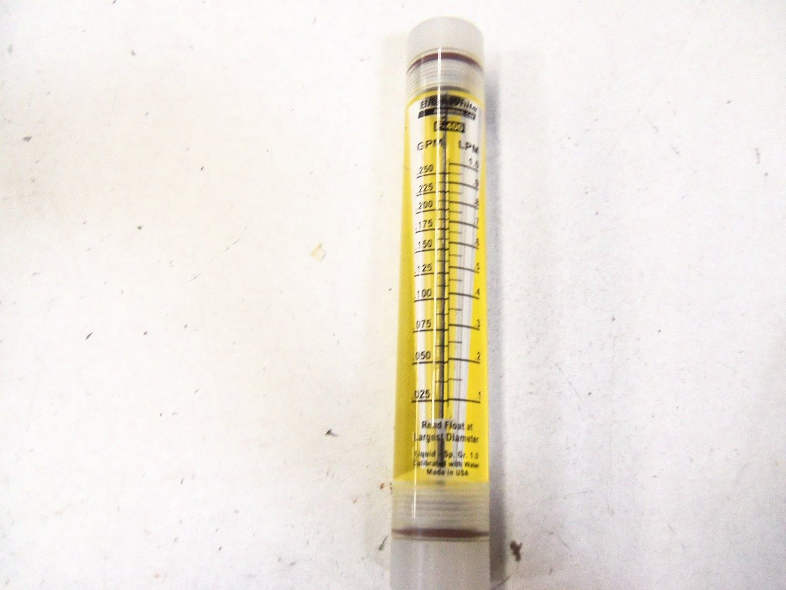BLUE-WHITE F-40250LN-4 FLOWMETER *NEW IN BOX*