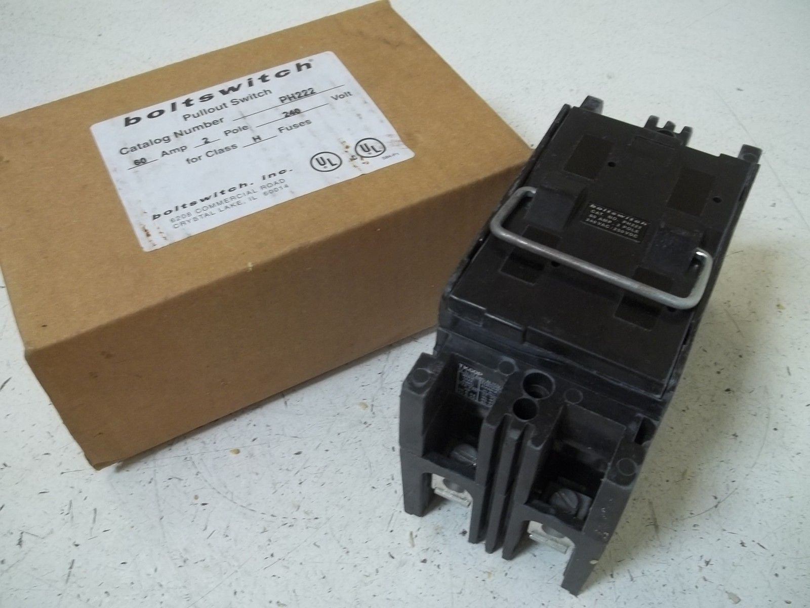BOLTSWITCH PH222 PULLOUT SWITCH *NEW IN BOX*