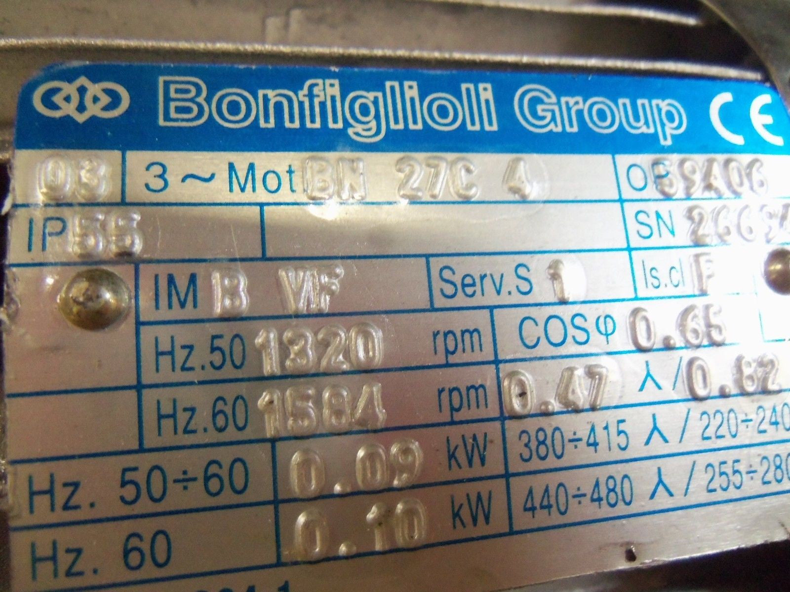 BONFIGLIOLI GROUP BN27C4 *USED*
