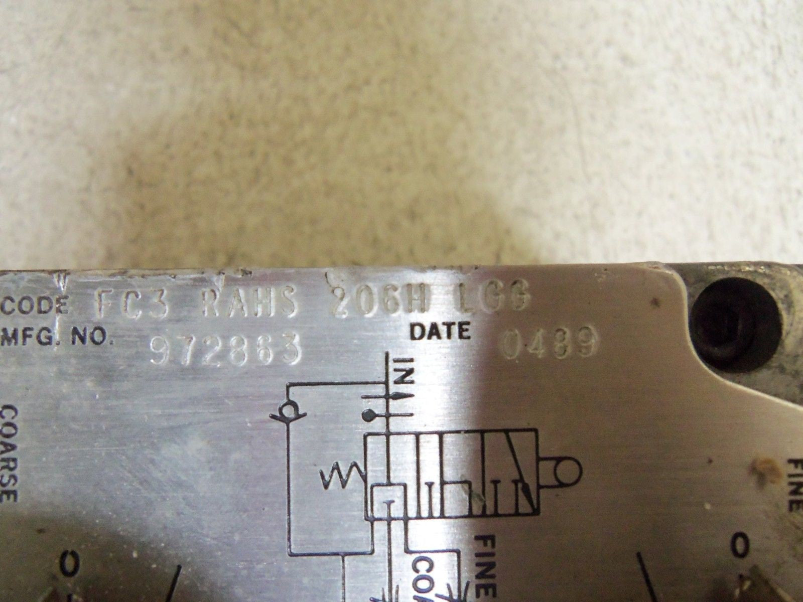 BOSCH FC3-RAHS-206H-LGG FLOW CONTROLS *USED*