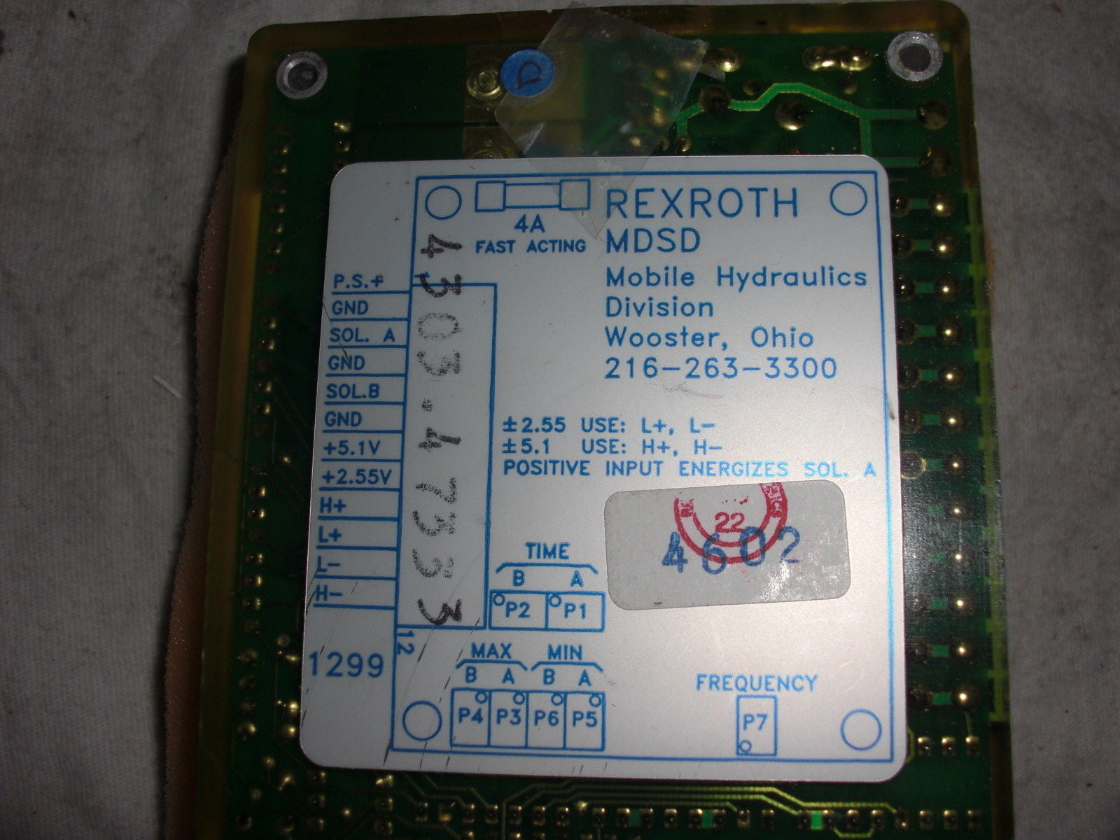 BOSCH REXROTH RGA167786 *USED*