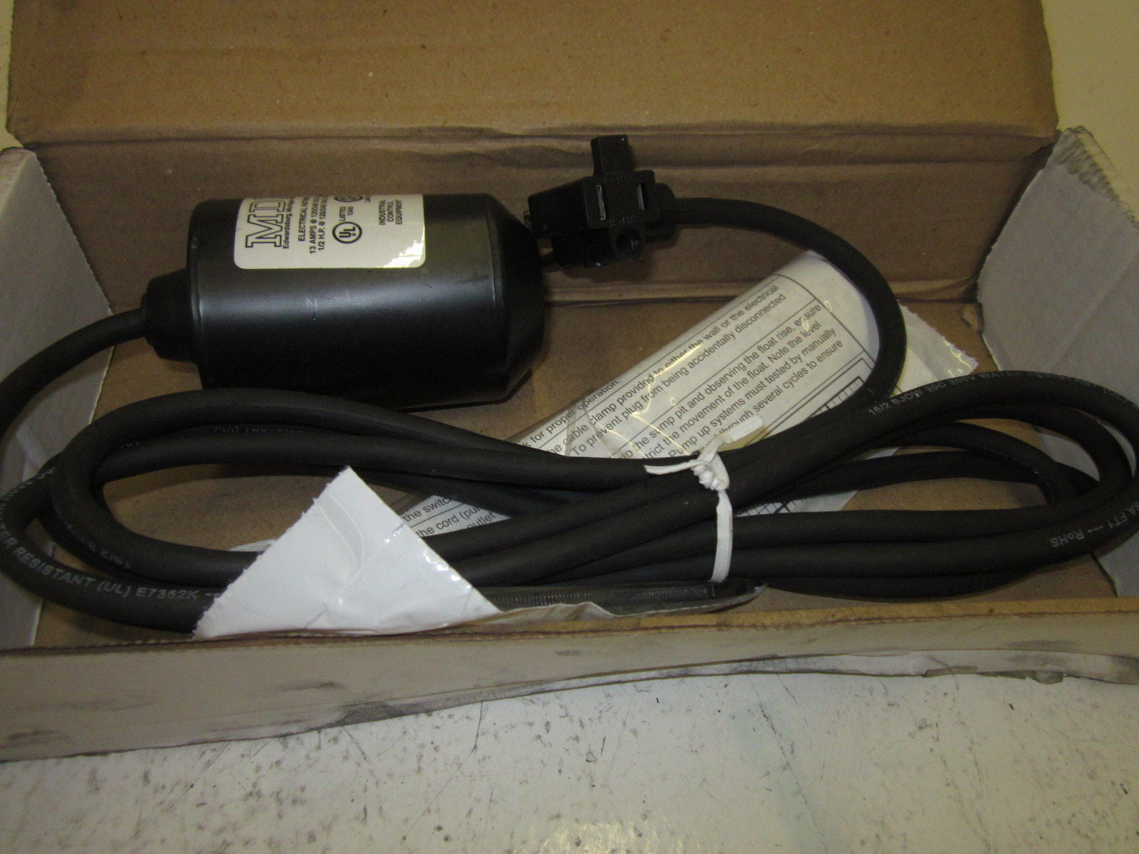 BOSHART 860D-120-10 PUMP DOWN SWITCH *NEW IN BOX*