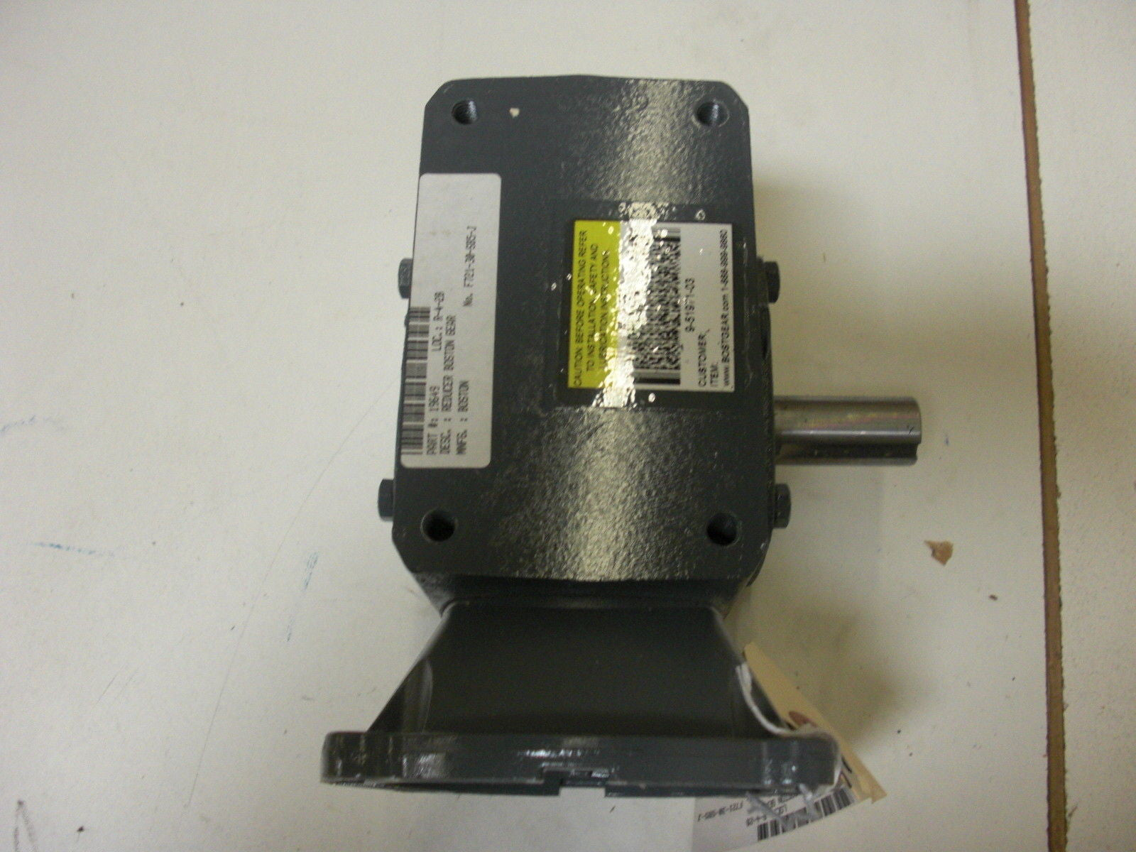 BOSTON GEAR F72130B5J REDUCER 30:1RATIO 871LB/IN .99HP *USED*