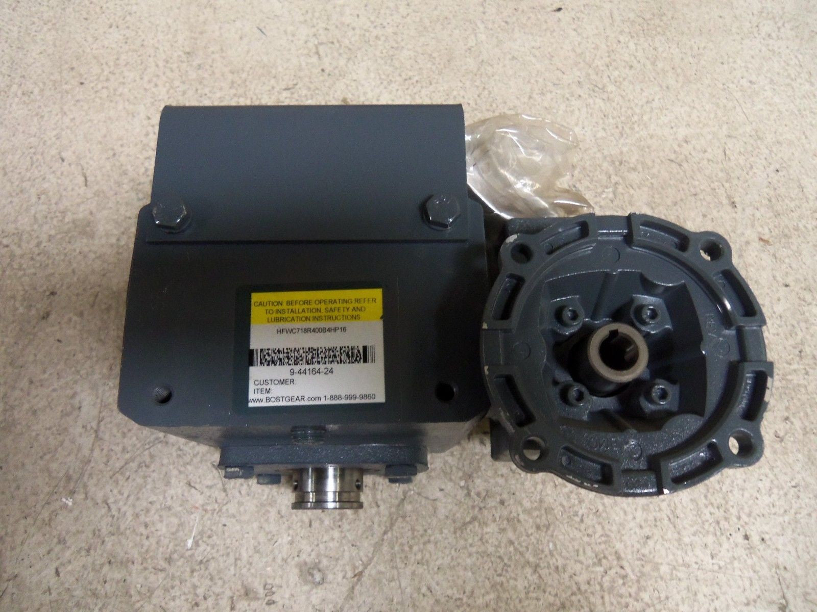 BOSTON GEAR HFWC718R400B4HP16 MOTOR *NEW NO BOX*