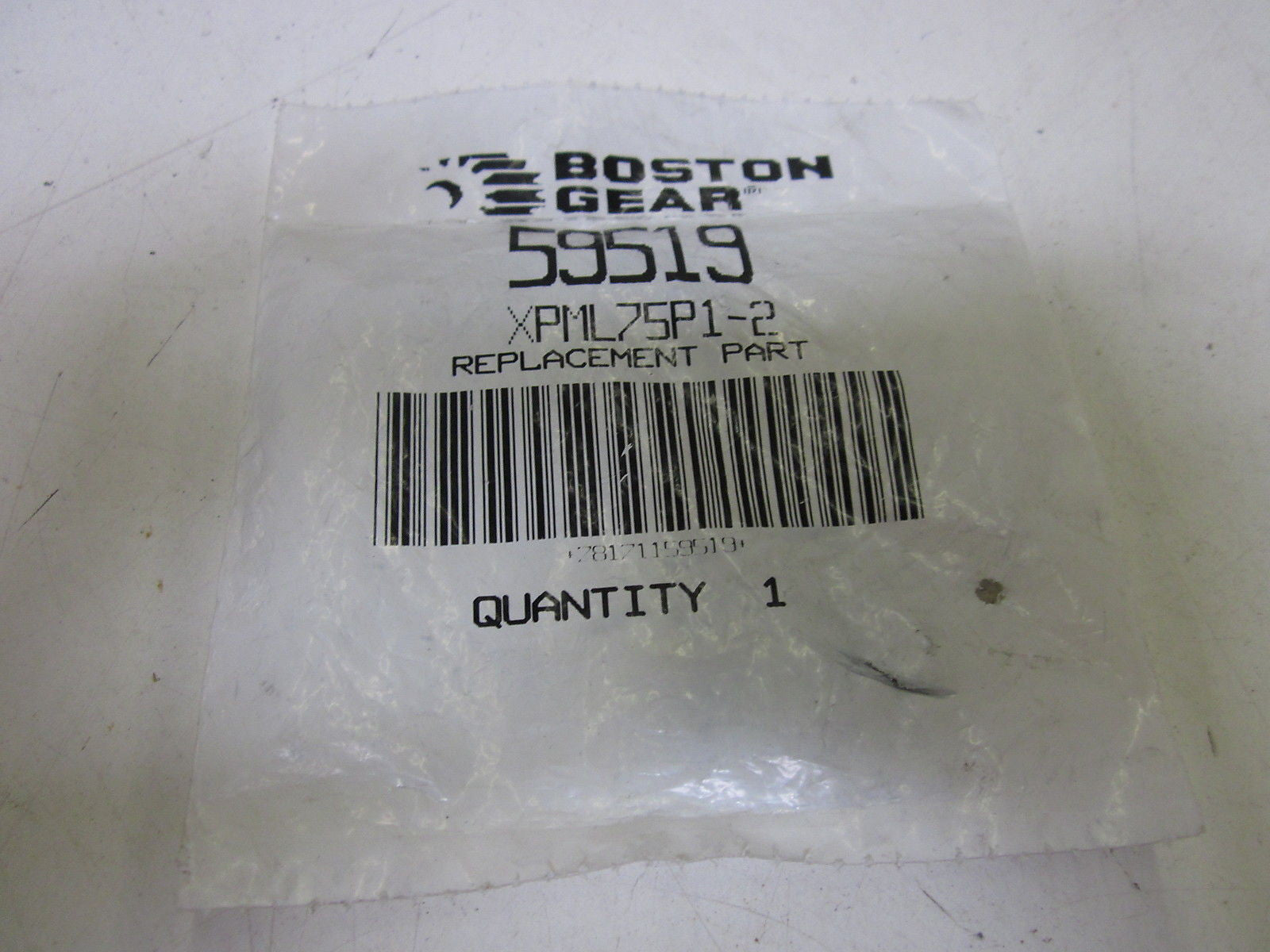 BOSTON GEAR X PML75P1-2 REPLACEMENT PART *NEW IN A FACTORY BAG*