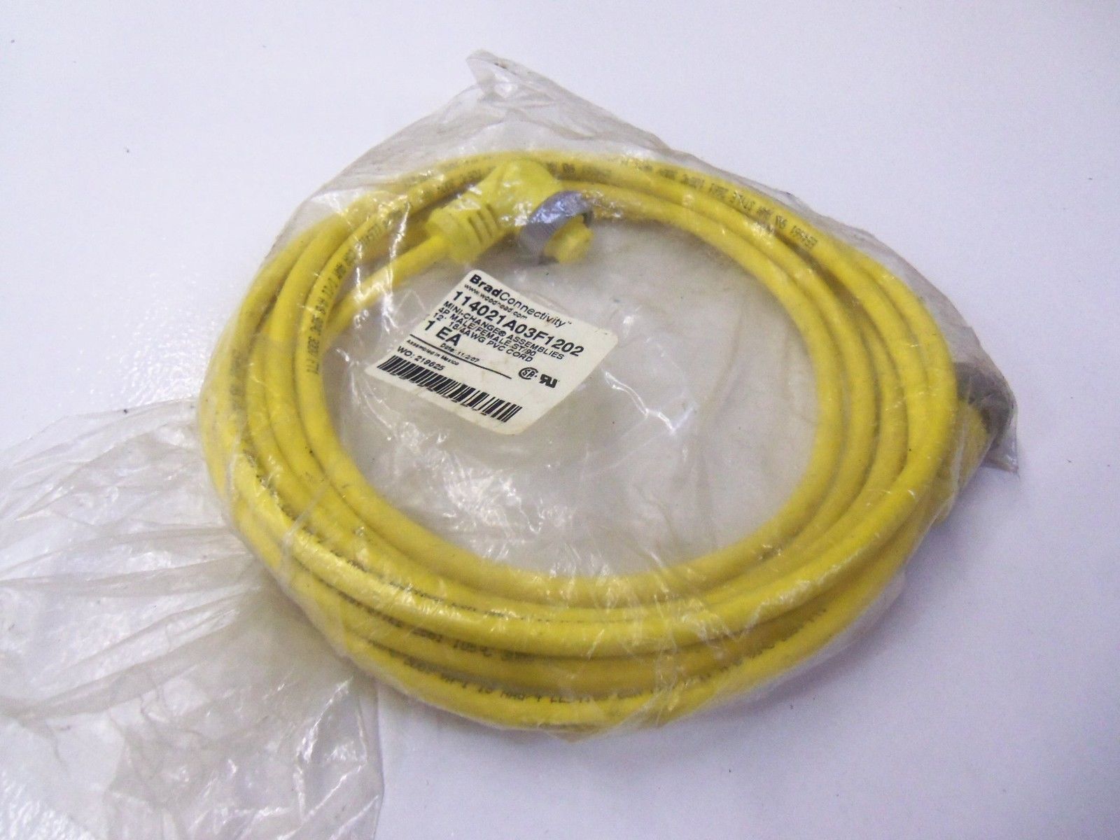 BRAD CONNECTIVITY 114021A03F1202 *NEW IN BAG*