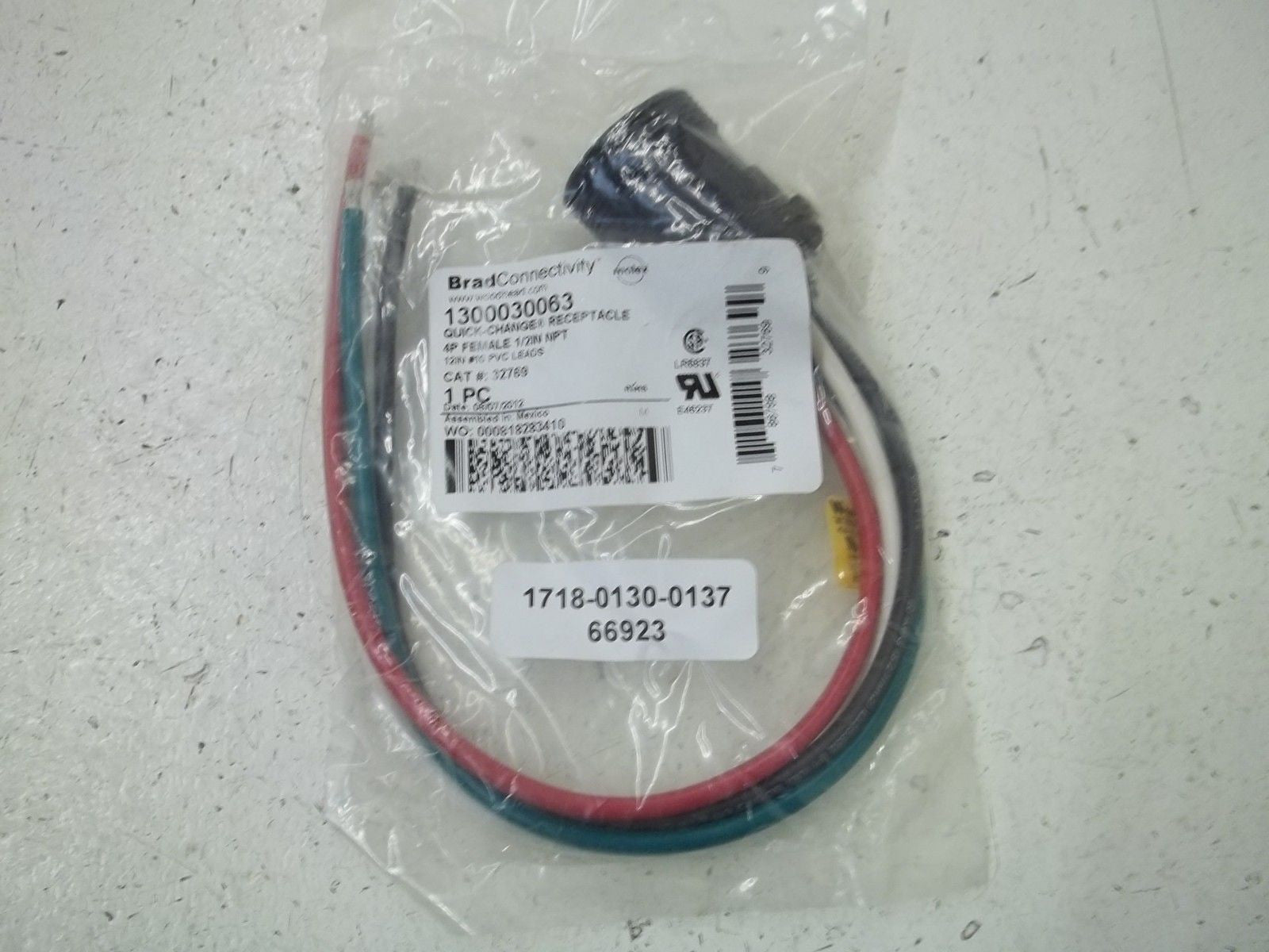 DANIEL WOODHEAD 32769 1300030063 QUICK-CHANGE RECEPTACLE *NEW IN A BAG*
