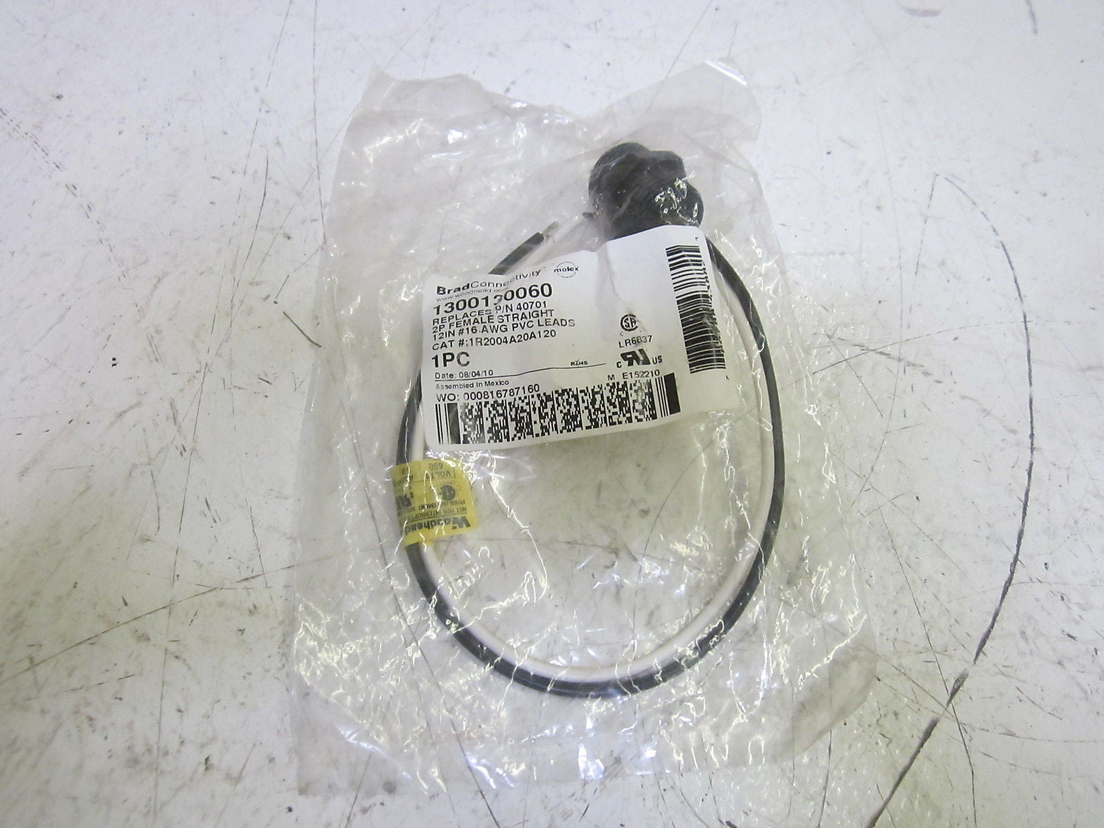 BRAD CONNECTIVITY 1R2004A20A120 FEMALE RECEPTACLE  *NEW IN A FACTORY BAG*