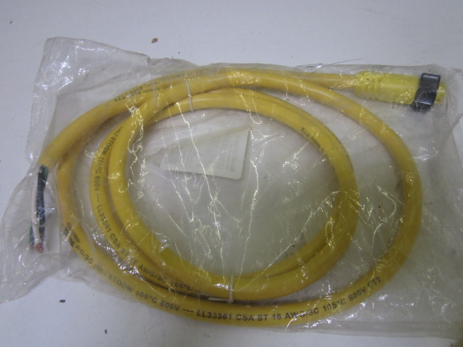 DANIEL WOODHEAD 40902 103000A01F060 CORDSET * NEW IN FACTORY BAG *