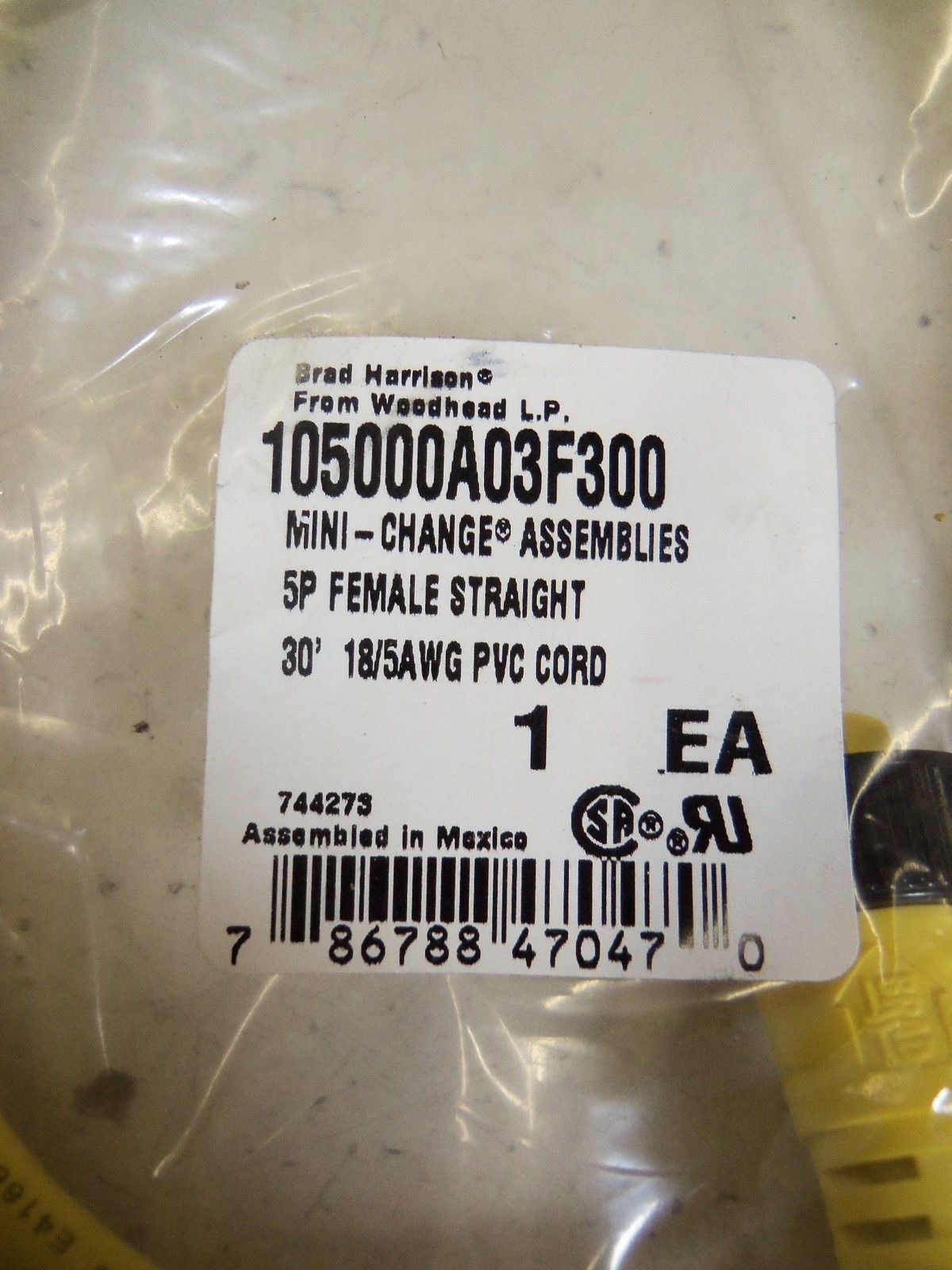 BRAD HARRISON 105000A03F300 *NEW IN BAG*