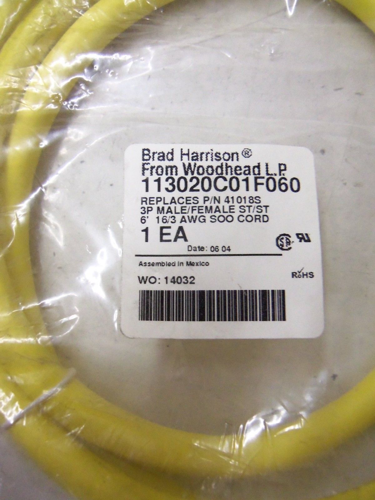 BRAD HARRISON 1103020C01F060 *NEW IN BAG*