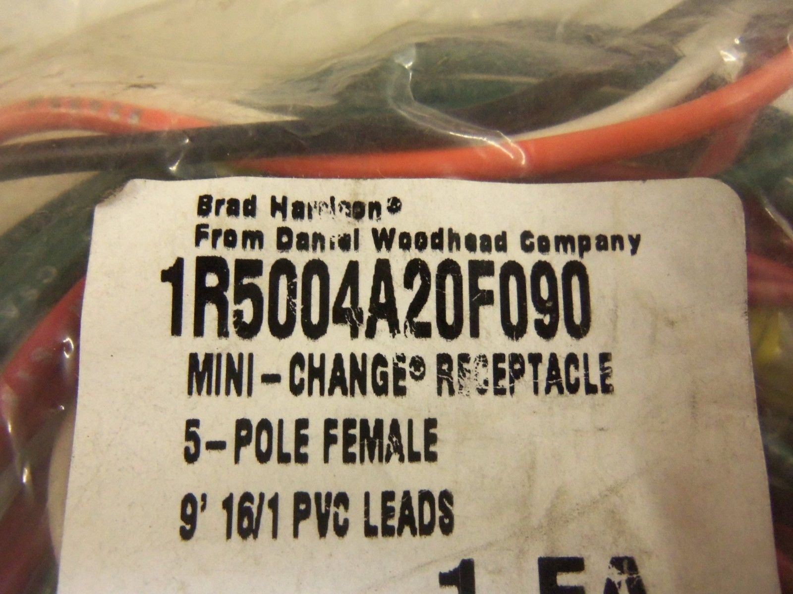 BRAD HARRISON MINI-CHANGE 1R5004A20F090 FEMALE RECEPTACLE *NEW IN FACTORY BAG*