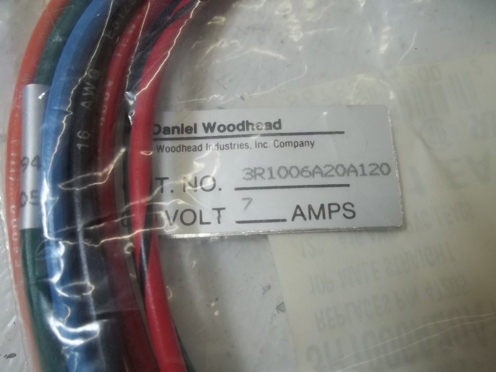 BRAD HARRISON 3R1006A20A120 STRAIGHT CONNECTOR *NEW IN A BAG*