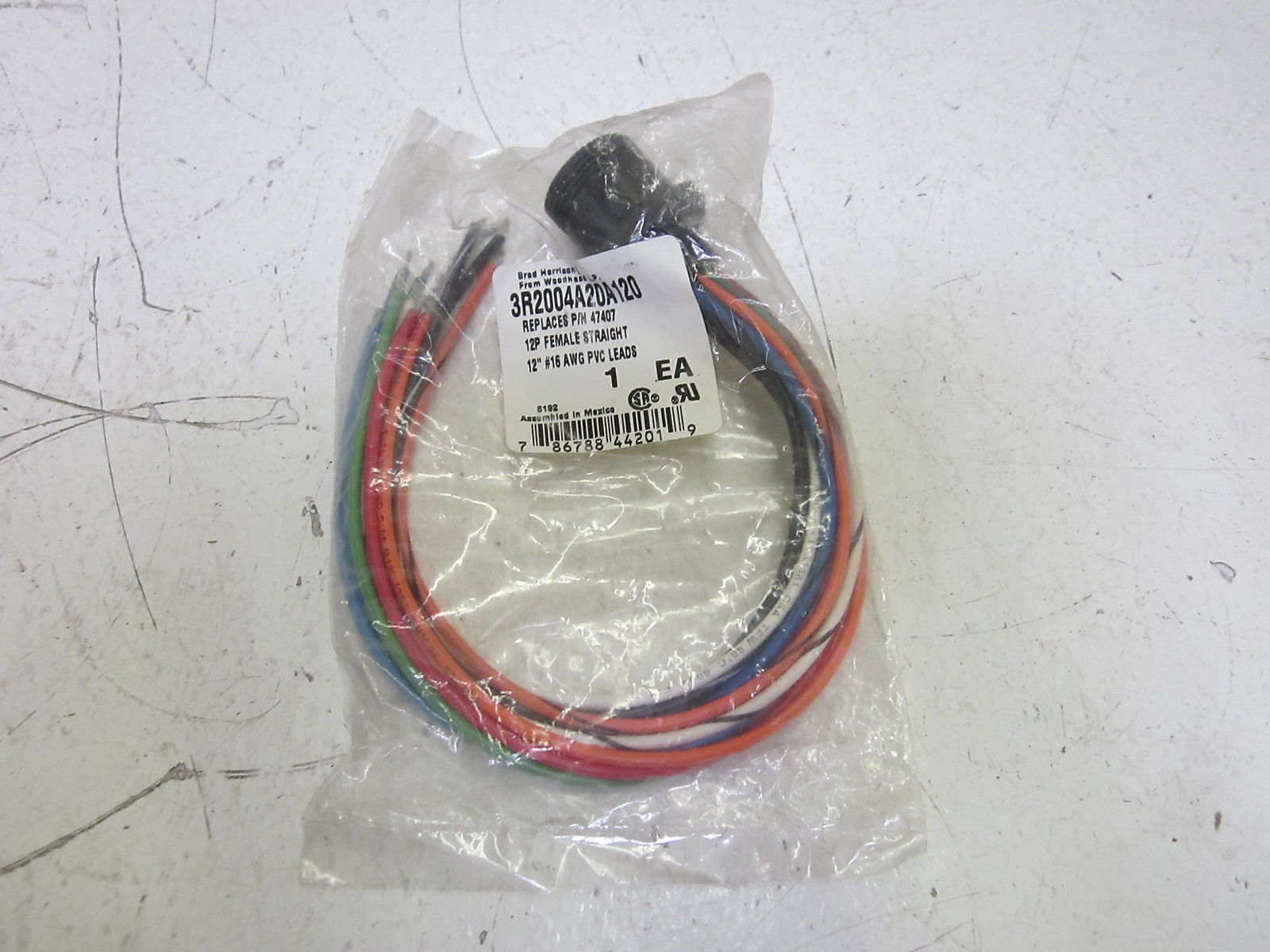 DANIEL WOODHEAD 47407 3R2004A20A120 FEMALE RECEPTACLE * NEW IN FACTORY BAG *