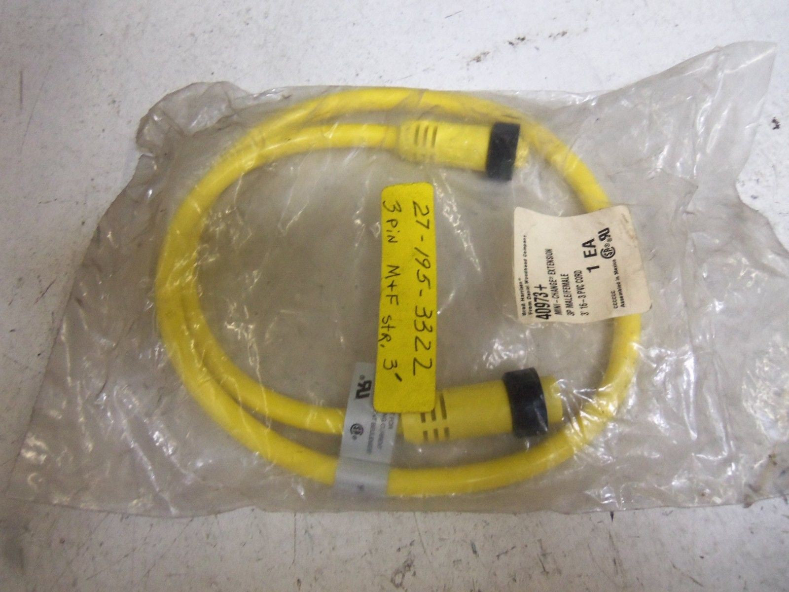 DANIEL WOODHEAD MINI-CHANGE 40973+ MALE/FEMALE EXTENSION *NEW IN FACTORY BAG*