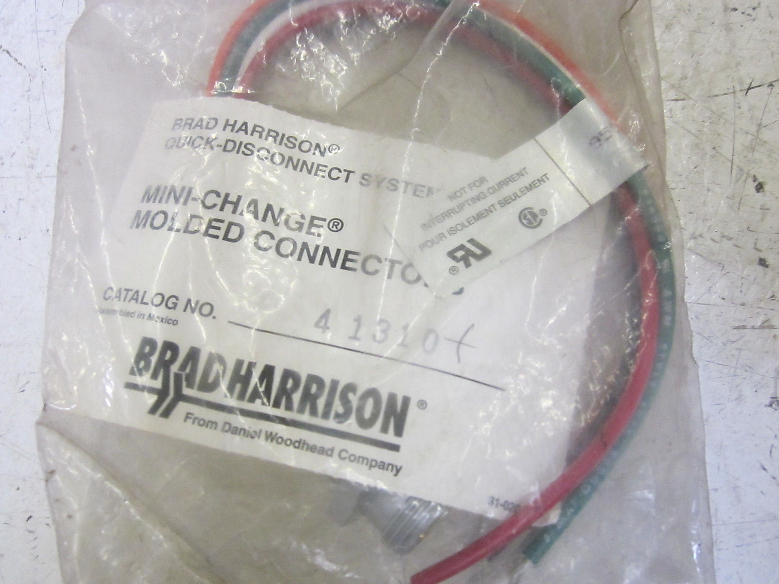 DANIEL WOODHEAD MINI-CHANGE 41310+ RECEPTACLE *NEW IN FACTORY BAG*