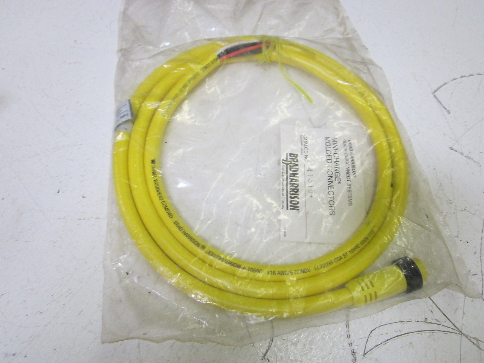 BRAD HARRISON 41316 CABLE  *NEW IN A FACTORY BAG*