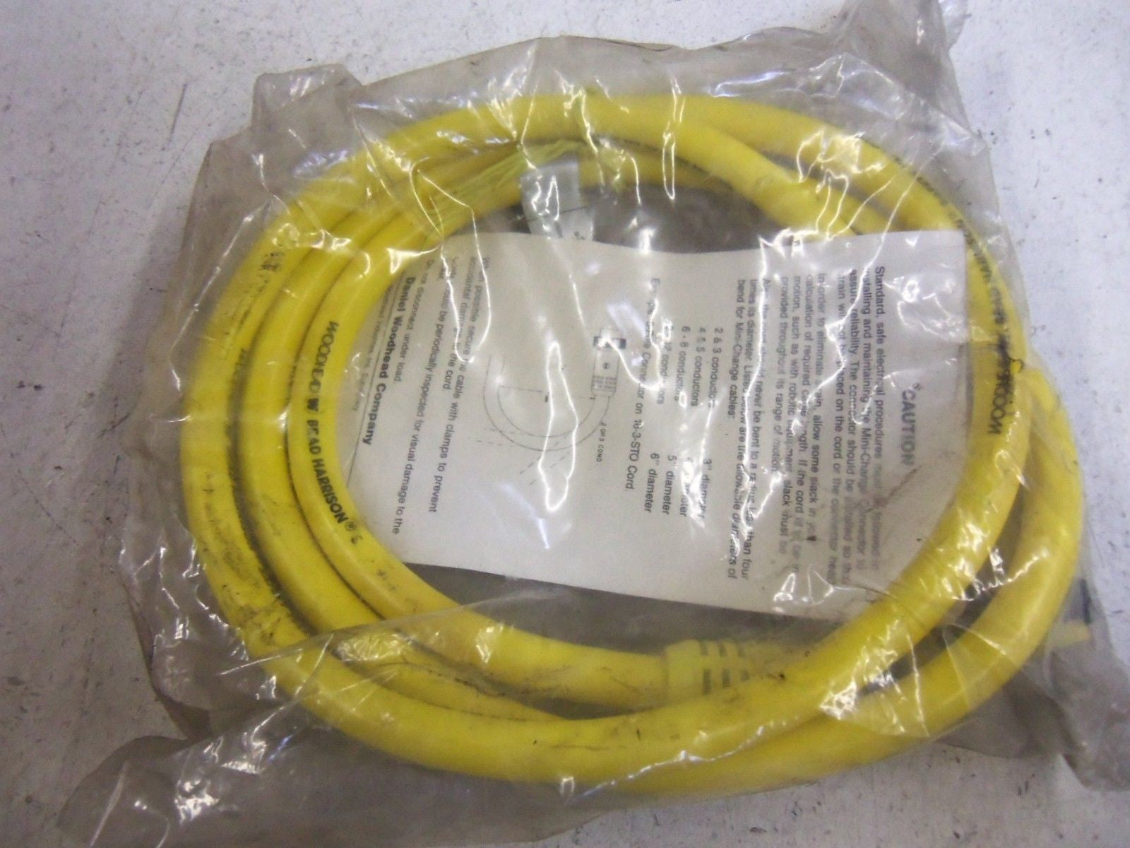 DANIEL WOODHEAD 42829 CORDSET *NEW IN FACTORY BAG*