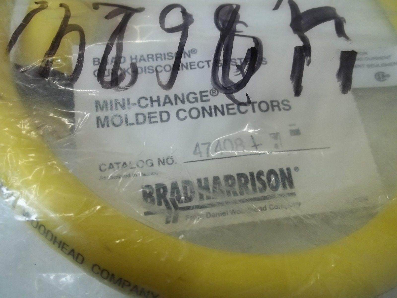 BRAD HARRISON 47408+ MINI-CHANGE MOLDED CONNECTORS *NEW NO BOX*