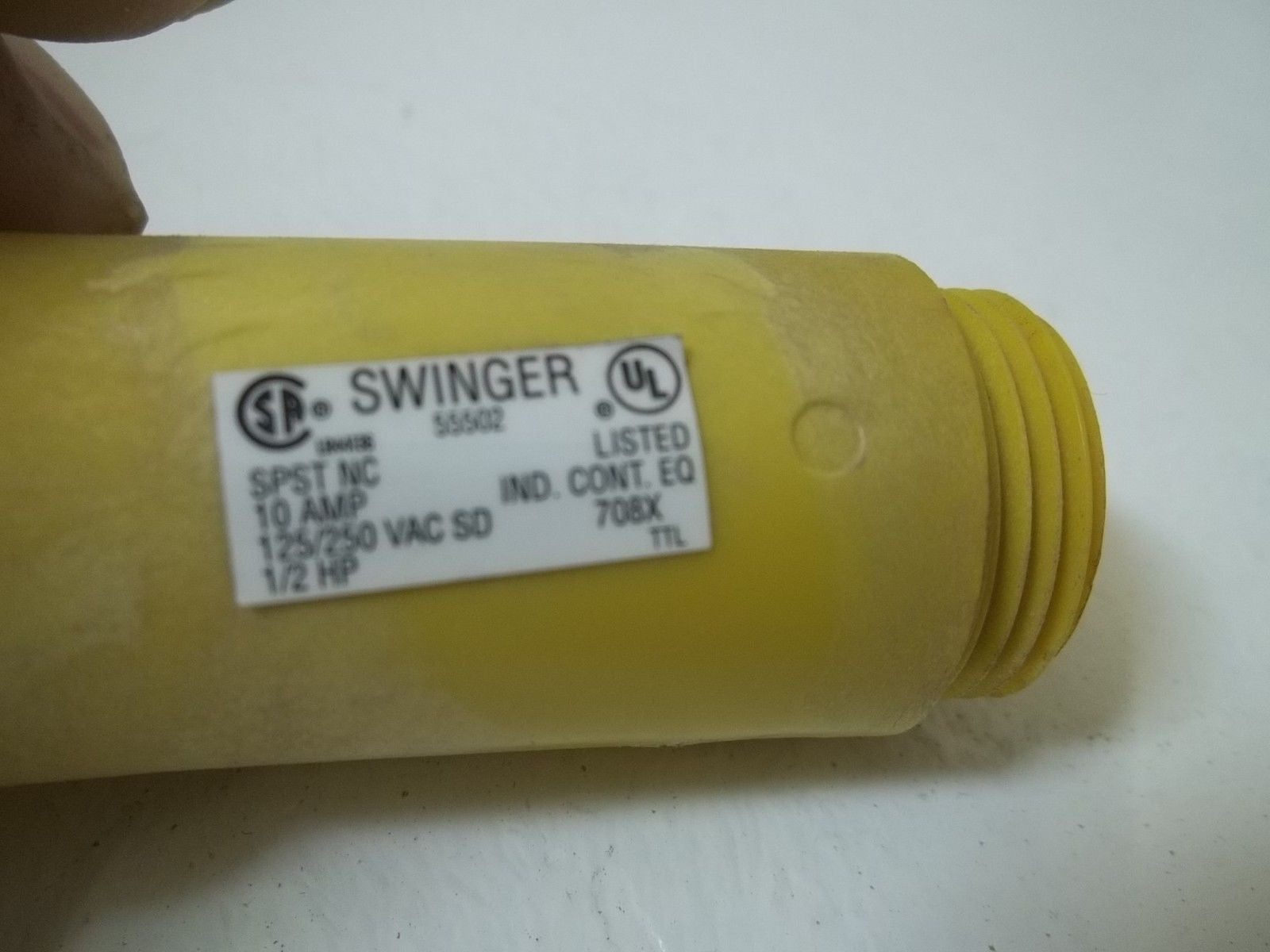 BRAD HARRISON 55502 SWINGER 10AMP 125/250VAC SD *USED*