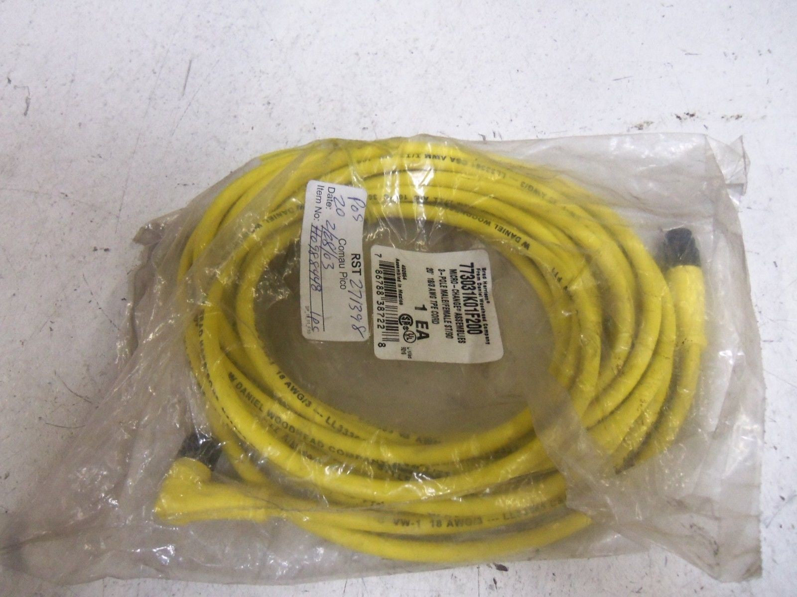 BRAD HARRISON 773031K01F200 CABLE *NEW IN A FACTORY BAG*