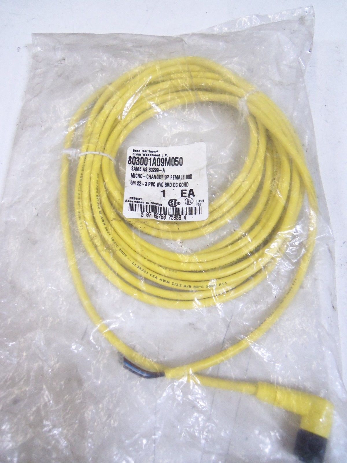 BRAD HARRISON 803001A09M05 *NEW IN FACTORY BAG*