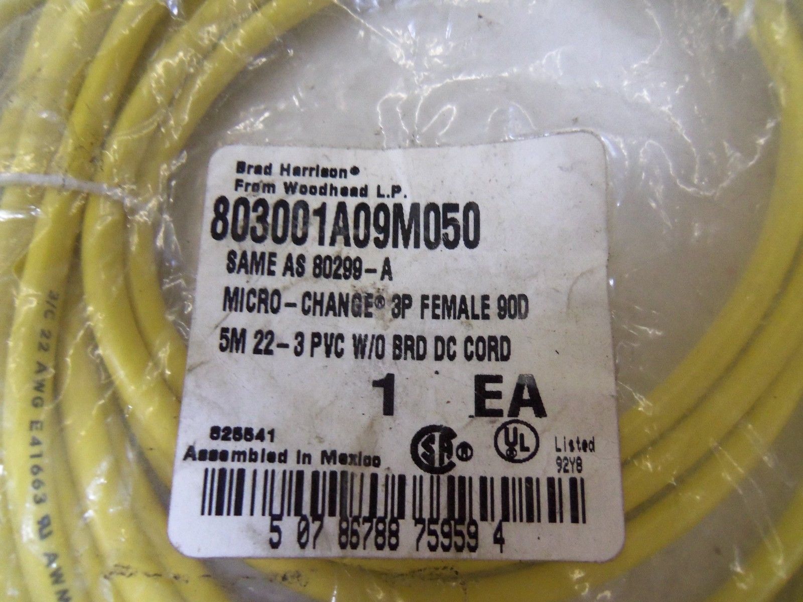 BRAD HARRISON 803001A09M05 *NEW IN FACTORY BAG*