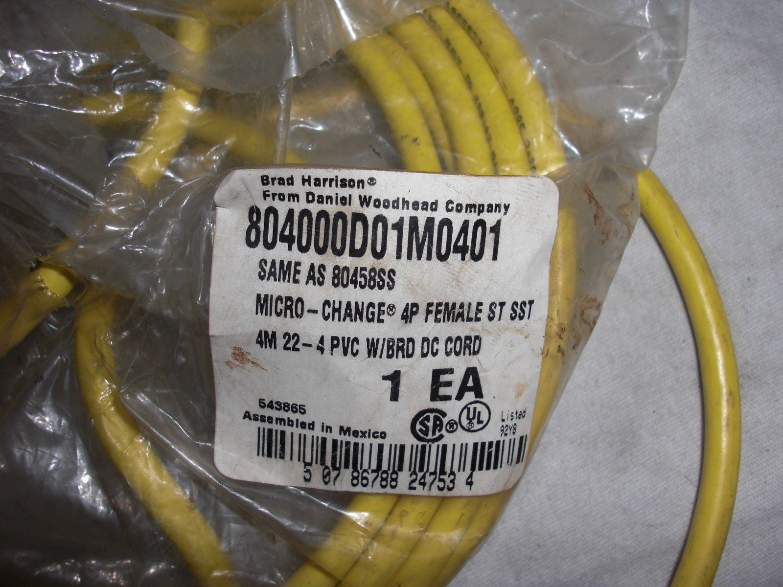 BRAD HARRISON 804000D01M0401 *USED*