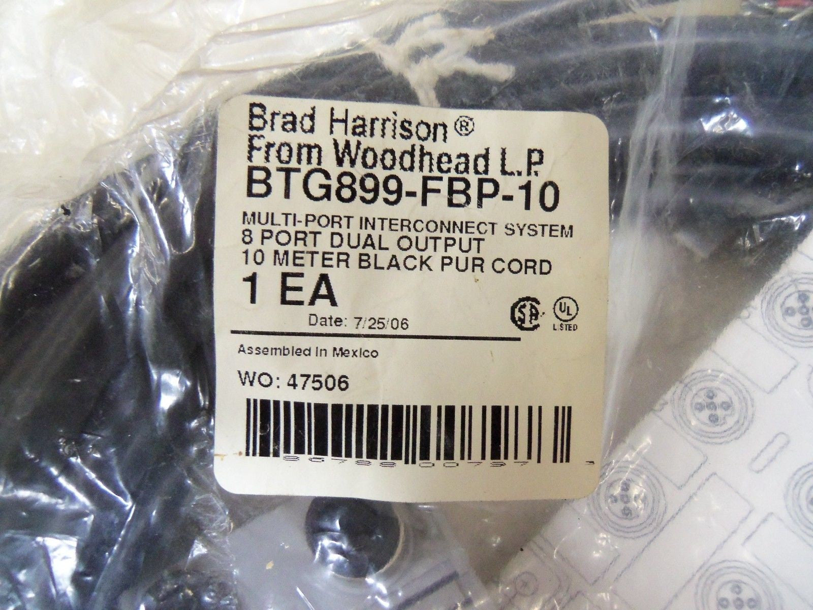 BRAD HARRISON BTG899-FBP-10 *NEW IN FACTORY BAG*