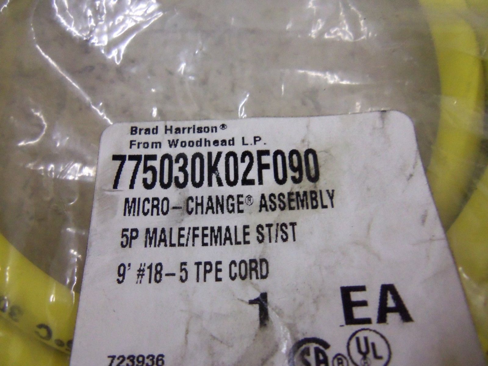 BRAD HARRISON 775030K02F090 * NEW IN FACTORY BAG *
