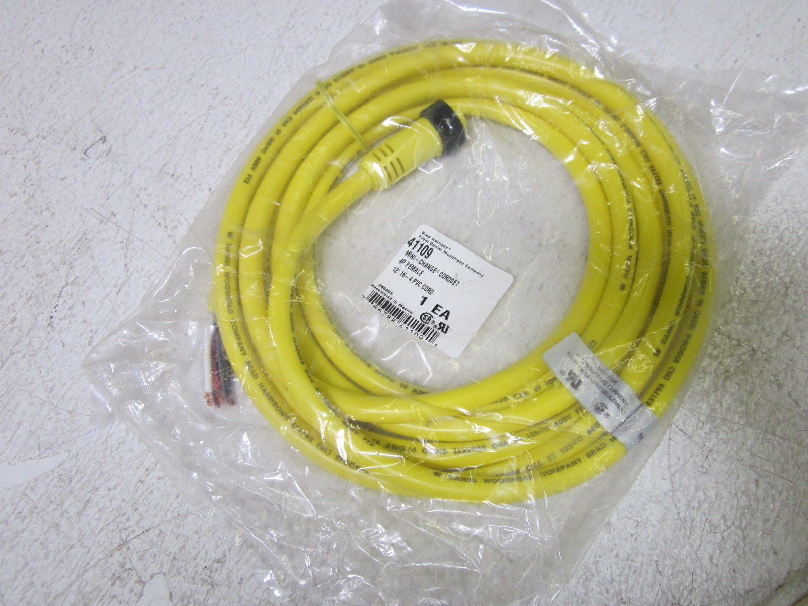 BRAD HARRISON MINI-CHANGE 41109 CORDSET *NEW IN FACTORY BAG*