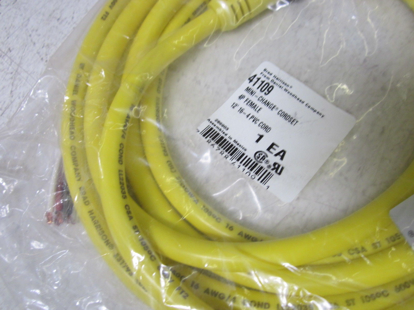 BRAD HARRISON MINI-CHANGE 41109 CORDSET *NEW IN FACTORY BAG*