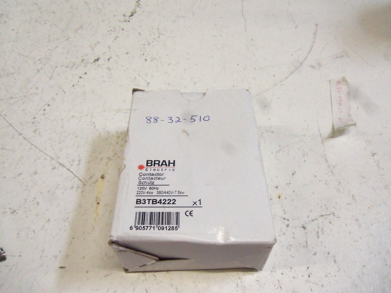 BRAH ELECTRIC B3TB4222 CONTACTOR *NEW IN BOX*