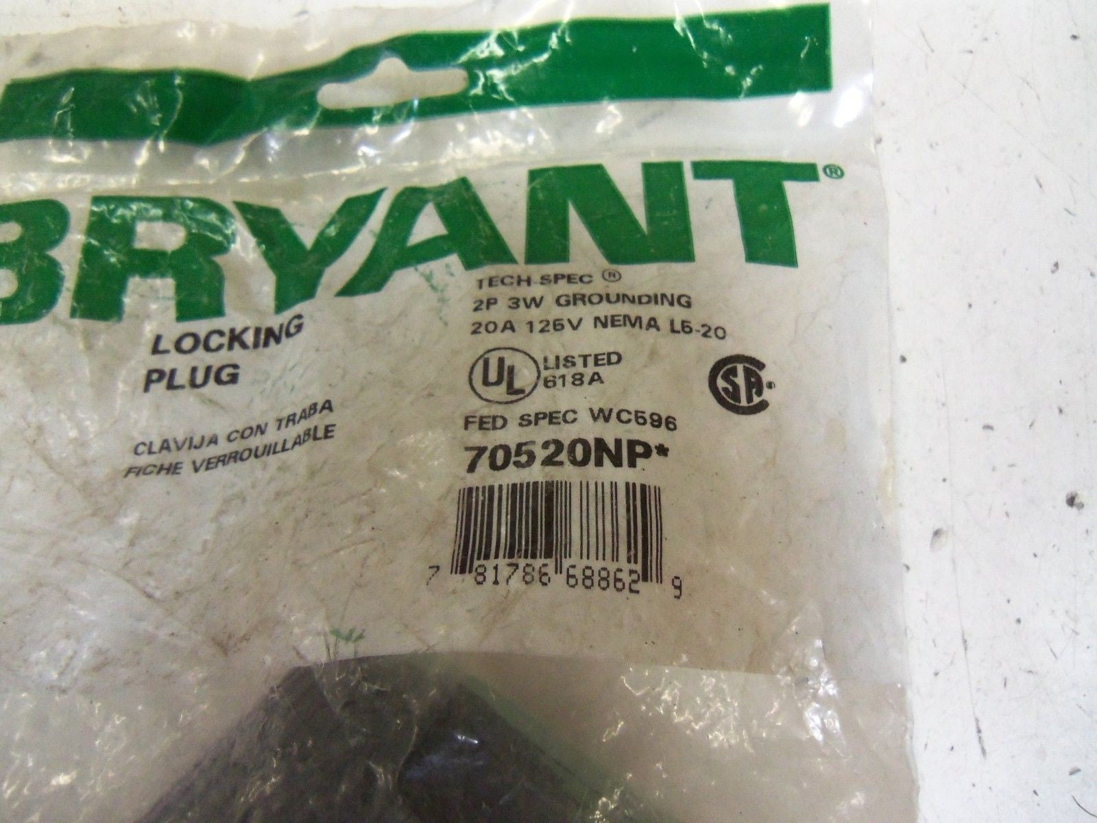 BRYANT 70520NP *NEW IN FACTORY BAG*