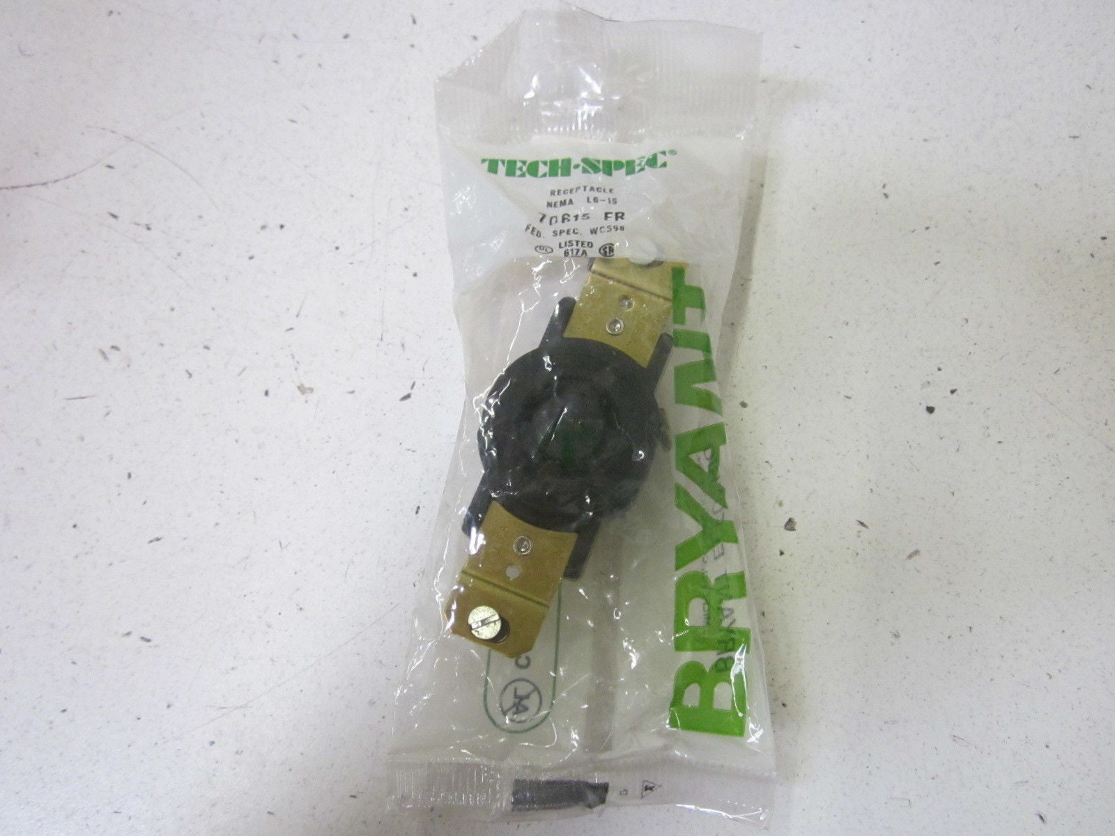 BRYANT  70615FR GROUNDING RECEPTACLE *NEW IN A FACTORY BAG*