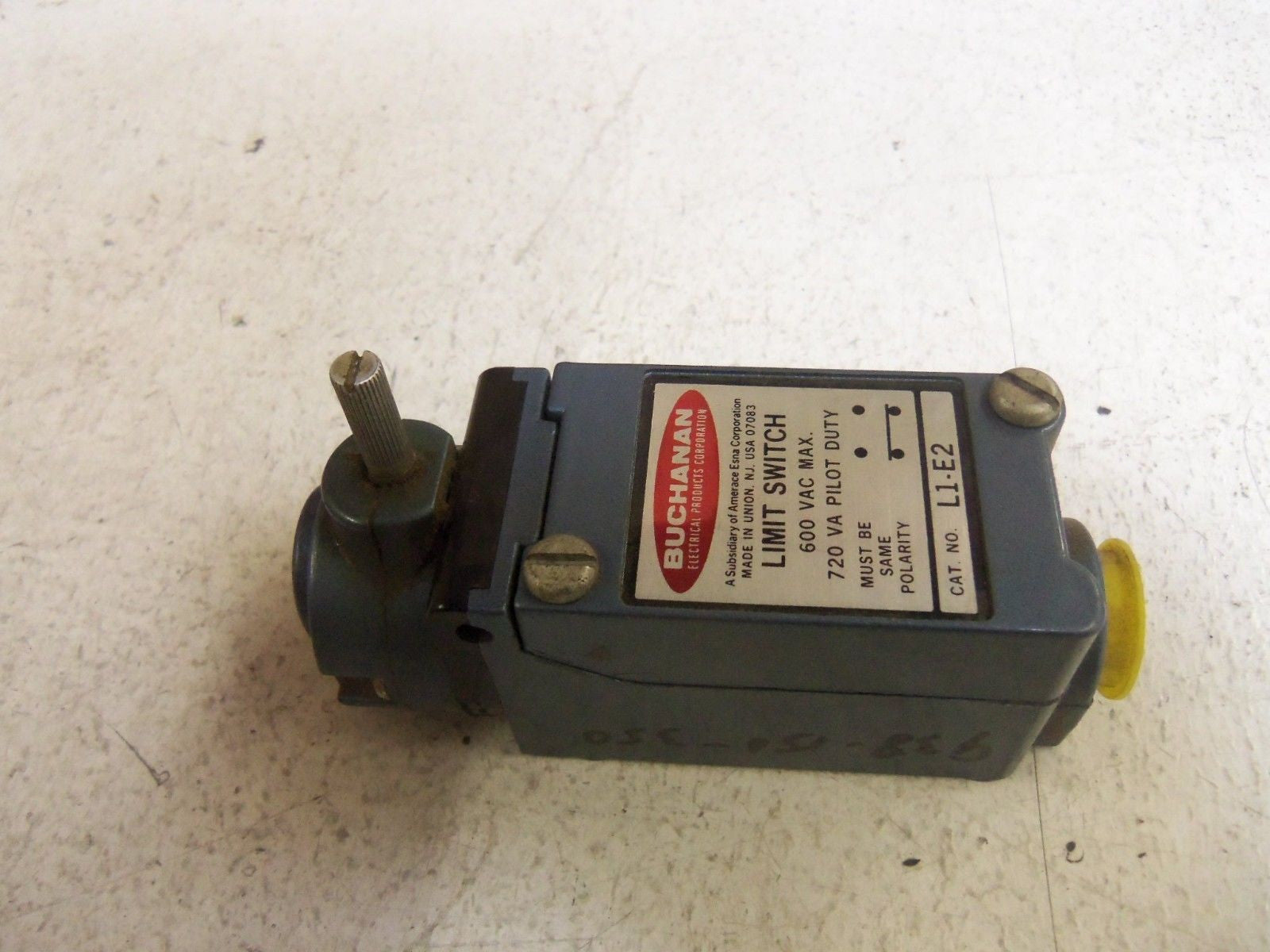 BUCHANAN L1-E2 LIMIT SWITCH *NEW NO BOX*
