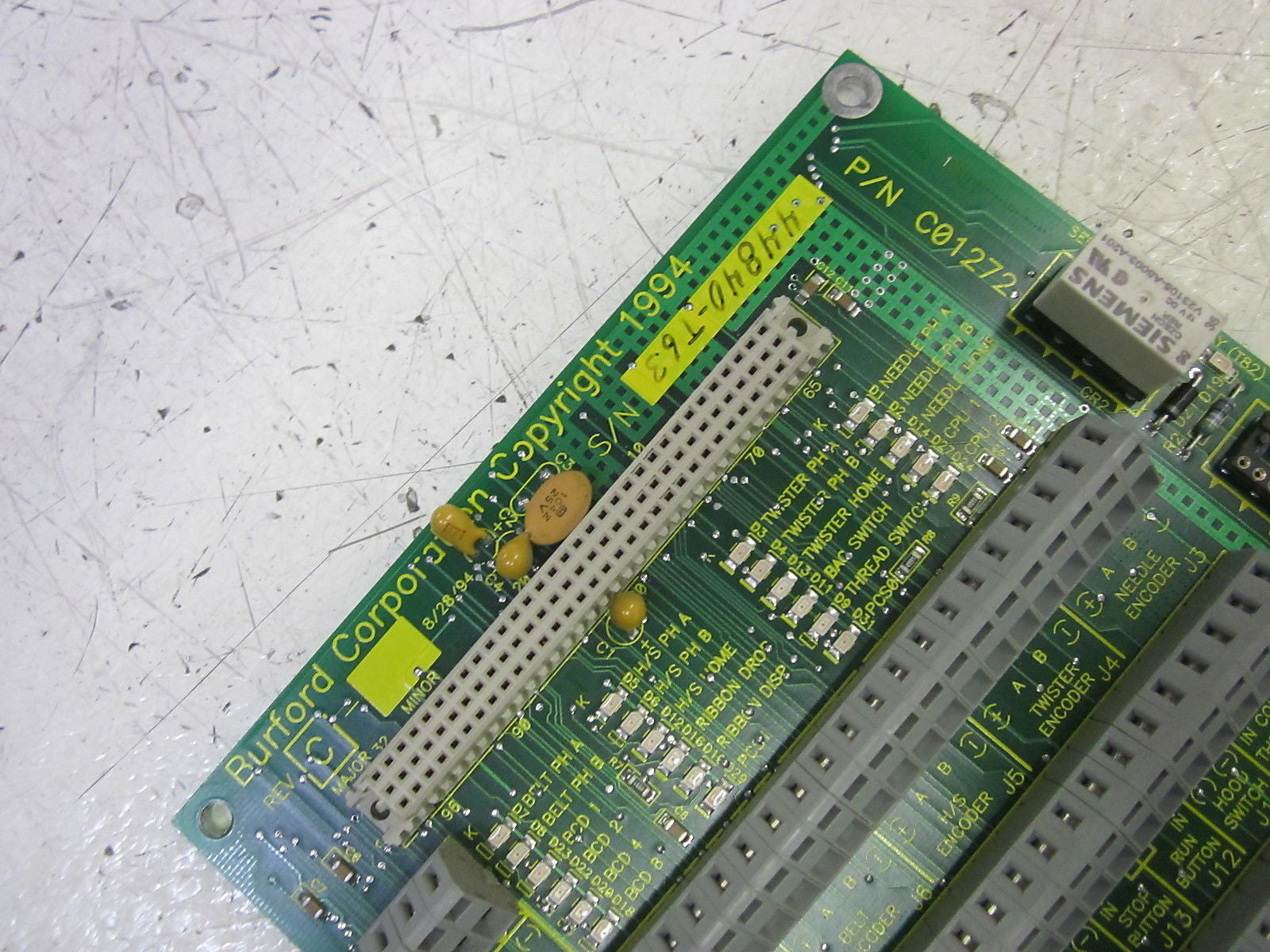 BURFORD C01272 CONNECTOR CARD *USED*