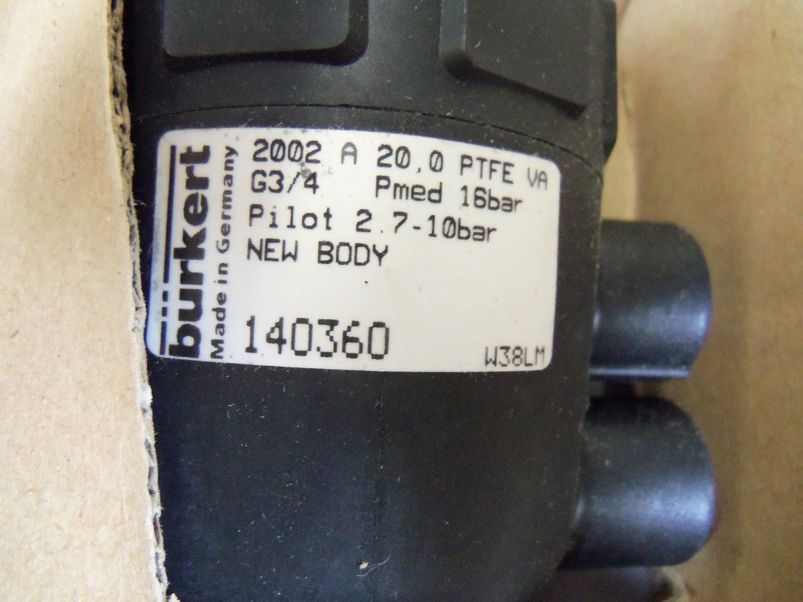 BURKERT 140360 *NEW IN BOX*