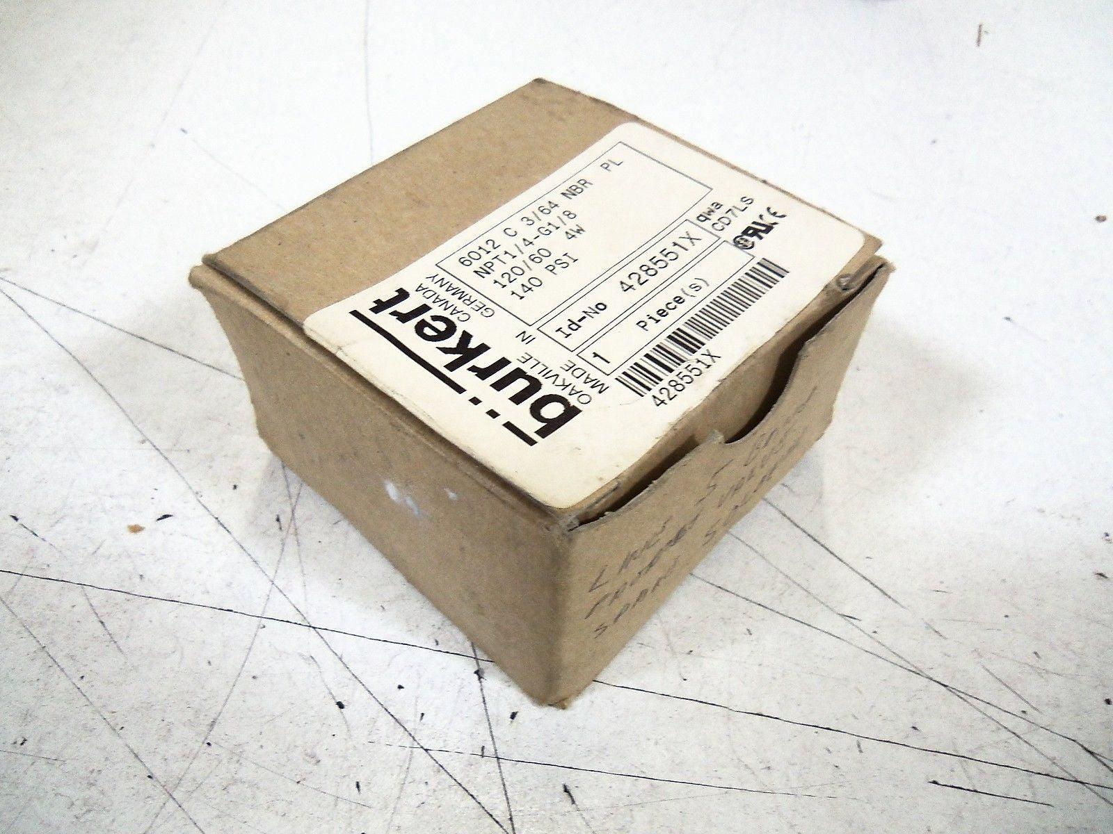 BURKERT 428551X *NEW IN BOX*