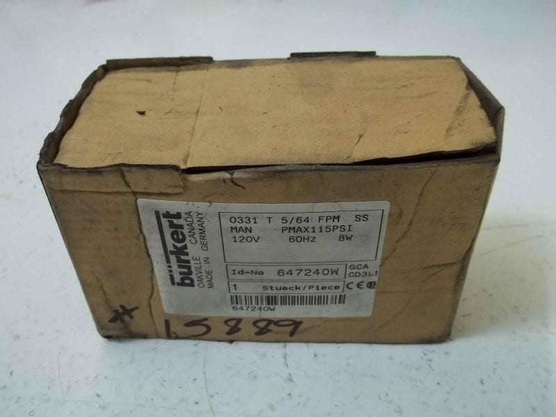 BURKERT 647240W *NEW IN BOX*