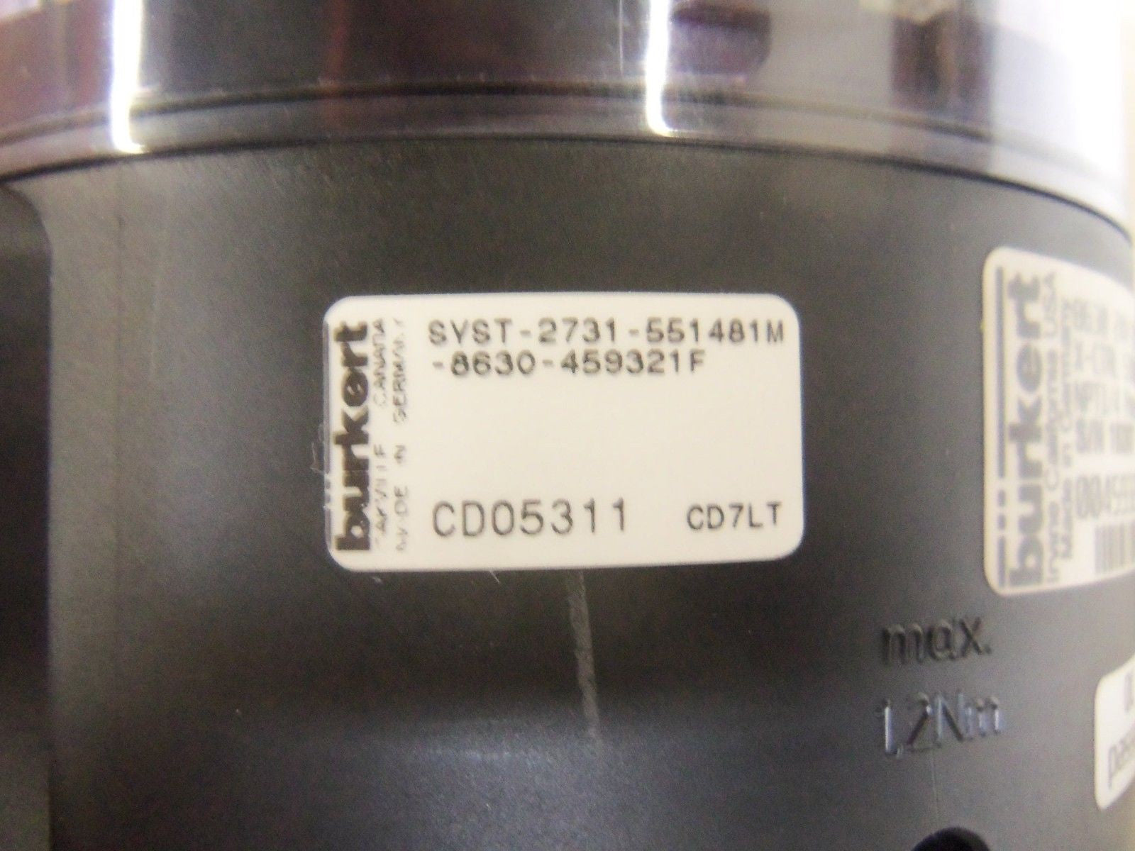 BURKERT SYSF2731-551481M-8630-459321F SENSOR *NEW IN BOX*