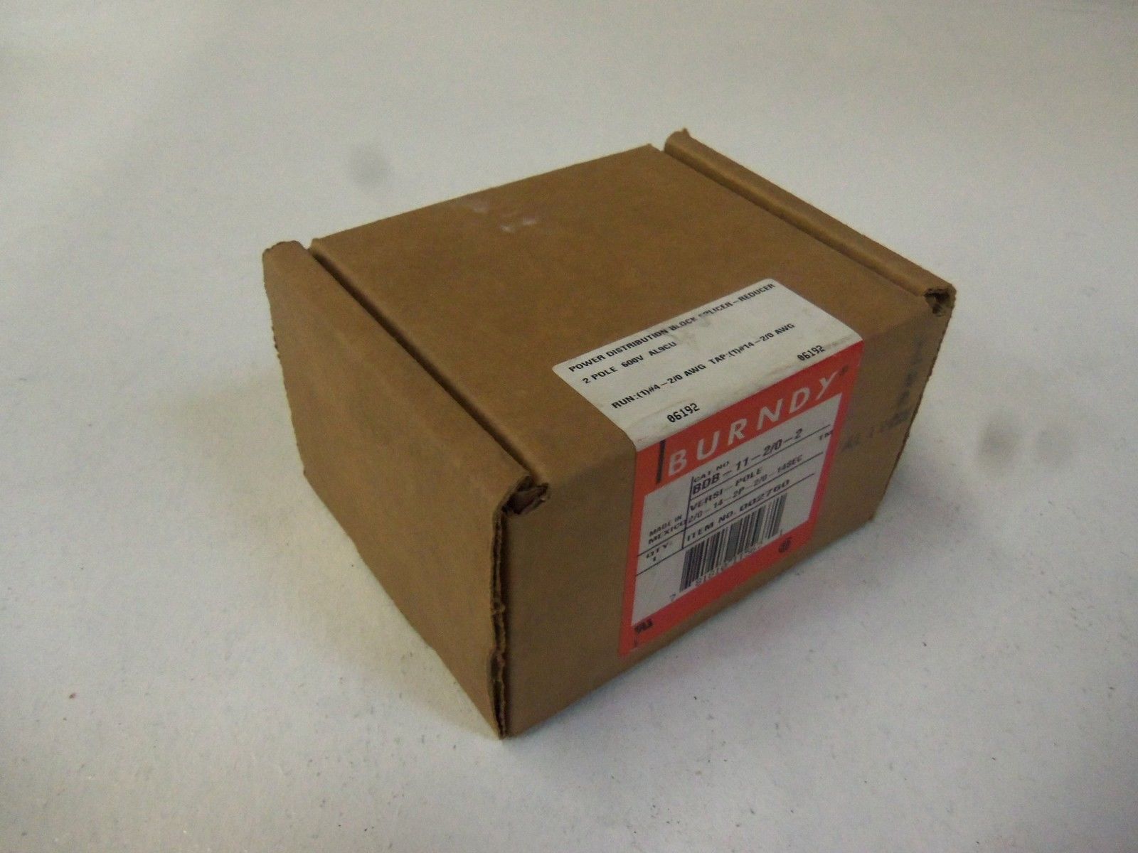 BURNDY BDB-11-2/0-2 *NEW IN BOX*