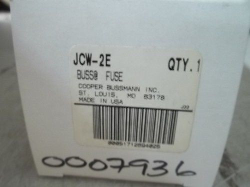BUSSMAN FUSE JCW-2E *NEW*