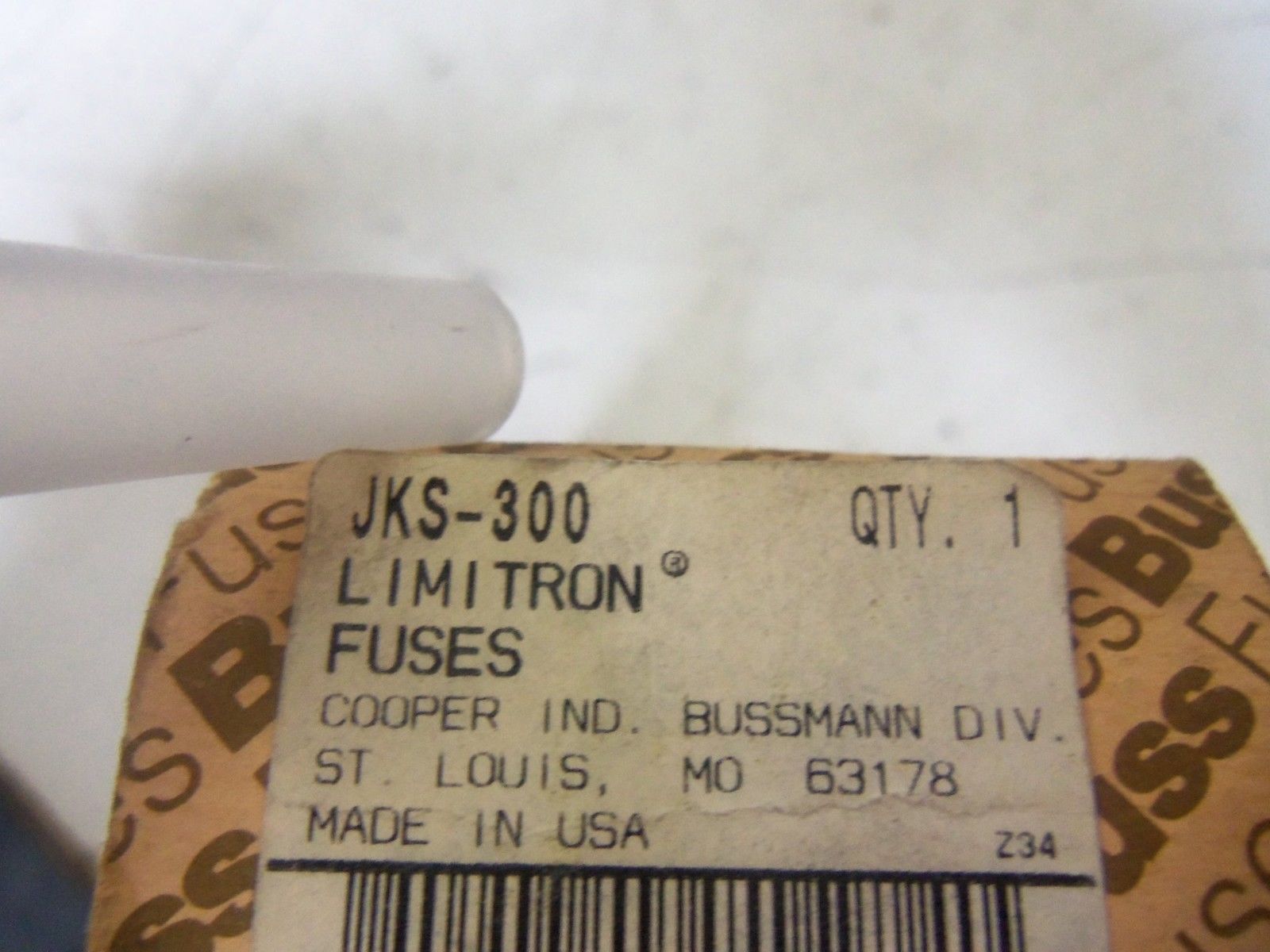 BUSSMAN JKS-300 LIMITRON FUSES *NEW IN BOX*